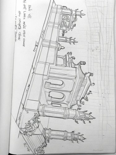 railway carriage,unit compartment car,sketchbook,technical drawing,compartment,chinese architecture,luggage compartments,luggage rack,cattle trough,baggage car,benches,frame drawing,compartments,subway system,double deck train,train compartment,cargo car,rail car,narrow-body aircraft,folding roof,Design Sketch,Design Sketch,Character Sketch