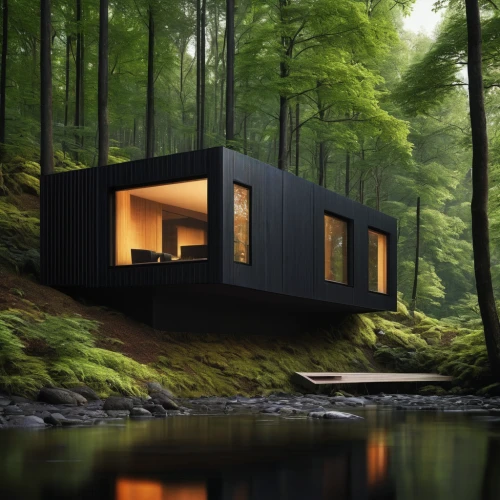 cubic house,house in the forest,inverted cottage,cube house,mirror house,timber house,small cabin,modern architecture,the cabin in the mountains,floating huts,wooden house,cube stilt houses,modern house,dunes house,holiday home,corten steel,house in the mountains,house in mountains,shipping container,eco-construction,Photography,Documentary Photography,Documentary Photography 38