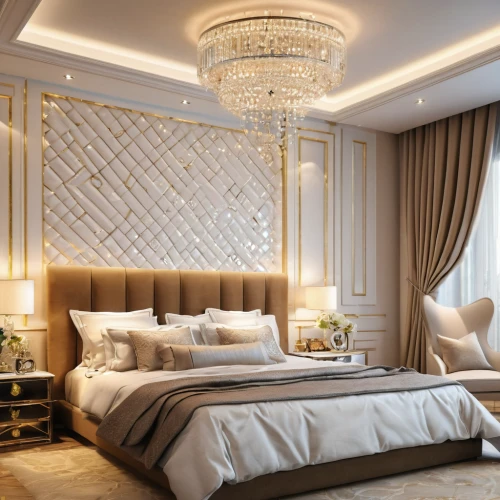 ornate room,interior decoration,luxury home interior,modern decor,luxurious,interior design,sleeping room,gold wall,luxury,contemporary decor,great room,3d rendering,bridal suite,canopy bed,decorates,luxury property,modern room,decor,interior decor,room divider