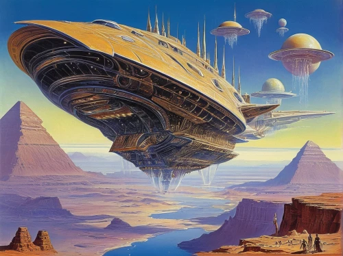 futuristic landscape,science fiction,science-fiction,starship,futuristic,scifi,sci - fi,sci-fi,alien ship,alien planet,sci fi,alien world,futuristic architecture,airships,sci fiction illustration,dune,gas planet,voyager,brauseufo,ufos,Conceptual Art,Sci-Fi,Sci-Fi 19