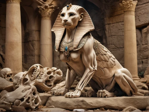 sphinx,sphinx pinastri,ramses ii,the sphinx,anglo-nubian goat,sphynx,ancient egyptian,ancient egypt,pharaoh,sand sculptures,ancient dog breeds,ramses,egyptology,lion's skeleton,horus,anthropomorphized animals,stone lion,kunsthistorisches museum,pharaohs,egyptian,Illustration,Realistic Fantasy,Realistic Fantasy 02