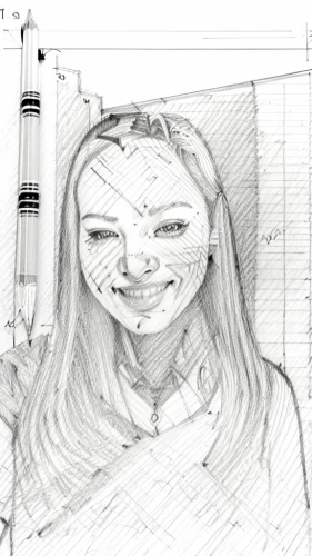 pencil,pencils,pencil icon,a girl's smile,comic halftone woman,pencil frame,pencil and paper,caricature,digital drawing,mechanical pencil,camera drawing,illustrator,game drawing,girl drawing,pencil lines,digital art,hand-drawn illustration,line drawing,graphite,woman's face,Design Sketch,Design Sketch,Pencil Line Art