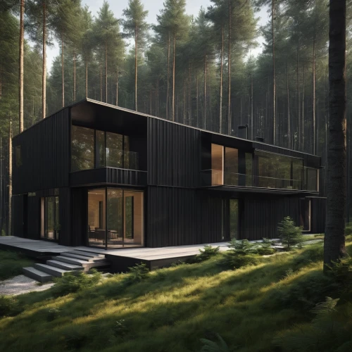 house in the forest,timber house,cubic house,wooden house,modern house,the cabin in the mountains,3d rendering,inverted cottage,dunes house,eco-construction,render,small cabin,house in the mountains,frame house,house in mountains,cube house,danish house,log home,holiday home,chalet,Photography,Documentary Photography,Documentary Photography 10