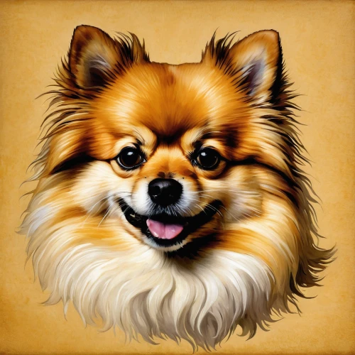 german spitz mittel,tibetan spaniel,pekingese,german spitz,pomeranian,japanese chin,swedish lapphund,finnish lapphund,german spitz klein,dog illustration,dog shetland sheepdog,dog drawing,indian spitz,pet portrait,shih tzu,shetland sheepdog,keeshond,dog breed,yorkshire terrier,canidae,Art,Classical Oil Painting,Classical Oil Painting 06