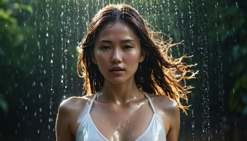 wet,rain shower,wet girl,vietnamese woman,in the rain,spark of shower,photoshoot with water,asian woman,golden rain,water mist,wet smartphone,immersed,drenched,heavy rain,in water,drop of rain,rain drop,rain water,girl washes the car,drops of water,Photography,General,Natural