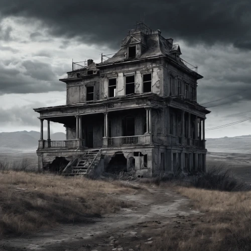 abandoned house,lonely house,haunted house,the haunted house,abandoned place,creepy house,abandoned,abandoned places,lostplace,derelict,ancient house,house insurance,witch house,old home,ghost castle,old house,witch's house,abandoned building,dilapidated,lost place,Conceptual Art,Fantasy,Fantasy 33