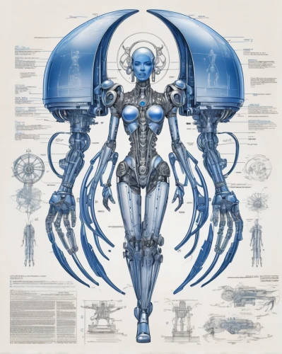 biomechanical,human body anatomy,exoskeleton,blueprint,anatomical,cybernetics,sci fiction illustration,muscular system,deep sea nautilus,skeletal structure,scarab,arthropod,human anatomy,nautilus,carapace,the vitruvian man,district 9,vitruvian man,blueprints,aquanaut,Unique,Design,Blueprint