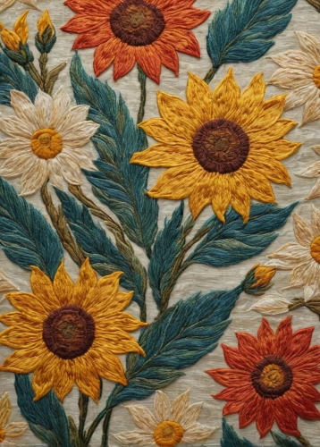 flower fabric,embroidered flowers,blanket of flowers,flower blanket,floral ornament,flowers fabric,blanket flowers,floral rangoli,sunflower paper,vintage embroidery,flowers pattern,floral border,flower pattern,flower carpet,hippie fabric,floral pattern,marigolds,calendula petals,african daisies,woolflowers,Photography,General,Natural