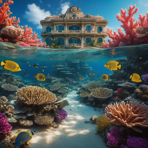 house of the sea,coral reef,underwater playground,underwater landscape,underwater world,coral reefs,underwater background,ocean underwater,underwater oasis,aquarium,sea life underwater,aquarium decor,reef tank,under the sea,marine life,ocean paradise,aquatic life,ocean floor,reef,house of sponge bob,Photography,General,Natural