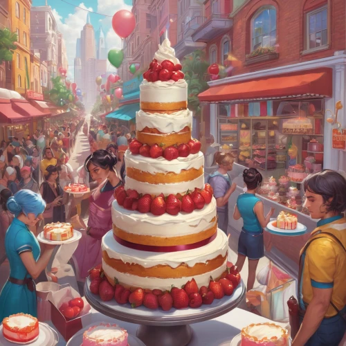 cake shop,pastry shop,donut illustration,bakery,cake buffet,stack cake,world digital painting,street fair,oktoberfest background,street party,sweet pastries,layer cake,birthday banner background,slice of cake,confectionery,a cake,confectioner,sweetmeats,cake,confection,Conceptual Art,Fantasy,Fantasy 03