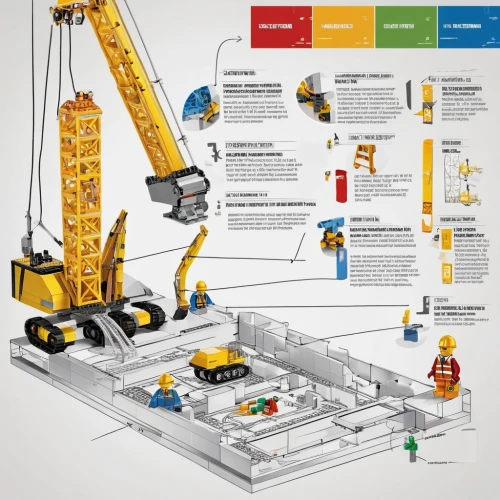 construction equipment,construction industry,construction toys,construction machine,industrial robot,industry 4,heavy equipment,drilling machine,building blocks,construction set toy,crawler chain,lego building blocks,digging equipment,constructions,yellow machinery,infographic elements,building block,loading crane,mining excavator,drilling rig,Unique,Design,Infographics