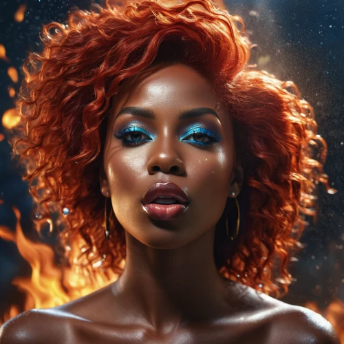 human torch,fiery,fire angel,fire siren,fire-eater,fire heart,flame of fire,fire and water,fire artist,flame spirit,firestar,mystique,fire dancer,afire,fire eater,fire background,starfire,afroamerican,fire eyes,african woman