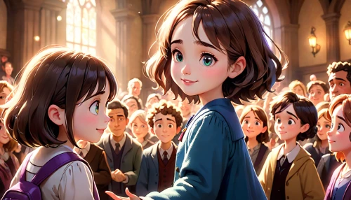 cute cartoon image,the girl's face,anime 3d,animated cartoon,little boy and girl,anime cartoon,the little girl,a girl's smile,princess anna,cute cartoon character,kids illustration,wonder,little angels,little girls,children's background,girl with speech bubble,3d fantasy,school children,children's fairy tale,children's eyes,Anime,Anime,General