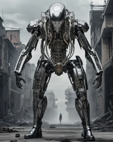 endoskeleton,exoskeleton,war machine,district 9,military robot,bot,mech,robot combat,cybernetics,humanoid,walking man,robot,biomechanical,cyborg,droid,robotic,mecha,chat bot,terminator,robotics,Conceptual Art,Fantasy,Fantasy 33