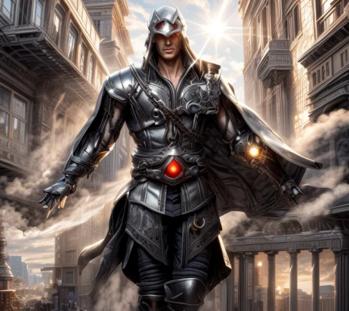 god of thunder,thor,heroic fantasy,magneto-optical drive,templar,magneto-optical disk,sci fiction illustration,the archangel,dodge warlock,capitanamerica,iron mask hero,vax figure,cyborg,doctor doom,steel man,massively multiplayer online role-playing game,silver arrow,power icon,archangel,cg artwork