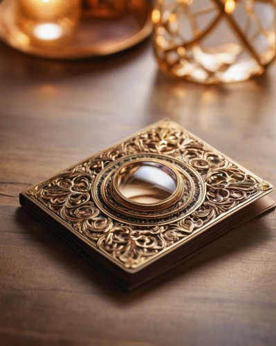 wall plate,prayer book,place card holder,place setting,ring with ornament,decorative plate,wooden plate,escutcheon,incense with stand,abstract gold embossed,card box,wedding ring cushion,belt buckle,eucharistic,decorative element,decorative frame,gilding,gold foil dividers,beer coasters,magic grimoire,Photography,General,Natural