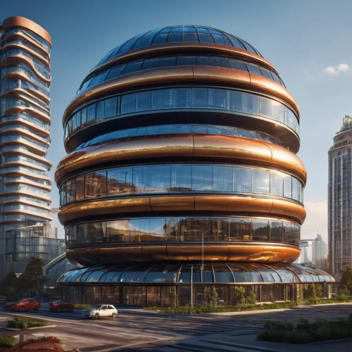 futuristic architecture,largest hotel in dubai,futuristic art museum,oval forum,renaissance tower,autostadt wolfsburg,glass building,tallest hotel dubai,tianjin,stalin skyscraper,ekaterinburg,sky space concept,singapore landmark,baku eye,hudson yards,the hive,hongdan center,residential tower,solar cell base,modern architecture,Photography,General,Natural