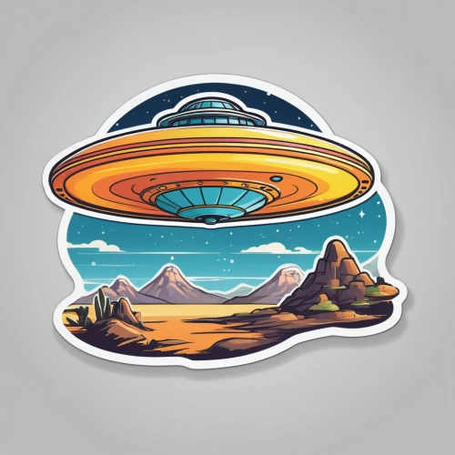 saucer,flying saucer,ufo,saturnrings,ufos,mexican hat,extraterrestrial life,saturn,clipart sticker,planet alien sky,half-dome,gas planet,mushroom landscape,alien planet,futuristic landscape,disc-shaped,stratovolcano,unidentified flying object,planetary system,saturn rings,Unique,Design,Sticker