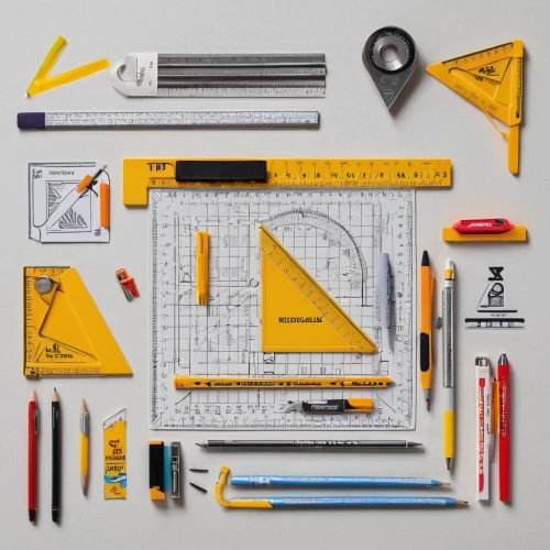 school tools,pencil icon,stationery,bic,office stationary,office supplies,school items,art tools,pencil case,school desk,writing tool,note paper and pencil,pencil frame,writing implements,construction toys,graphic design studio,tools,pencil,roll tape measure,stationary,Unique,Design,Knolling