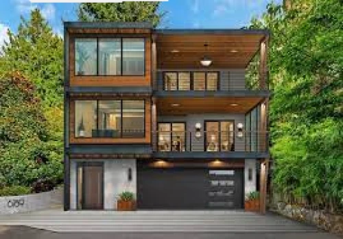 mid century house,two story house,timber house,modern house,smart house,modern architecture,wooden house,contemporary,house shape,cubic house,dunes house,modern style,garage door,residential property,homes for sale in hoboken nj,house purchase,floorplan home,half-timbered,frame house,luxury real estate