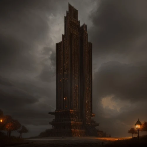 tower of babel,castle of the corvin,metropolis,the skyscraper,dystopian,citadel,monolith,gold castle,watchtower,burj,renaissance tower,stalin skyscraper,electric tower,steel tower,stalinist skyscraper,kadala,messeturm,kings landing,towers,knight's castle,Game Scene Design,Game Scene Design,Gothic