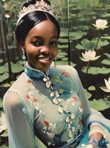 tiana,hanbok,oriental princess,geisha,girl in flowers,vintage asian,geisha girl,asian costume,a princess,lotus with hands,maria bayo,nigeria woman,beautiful girl with flowers,miss vietnam,jasmine bush,ao dai,quinceañera,ebony,porcelaine,oriental girl