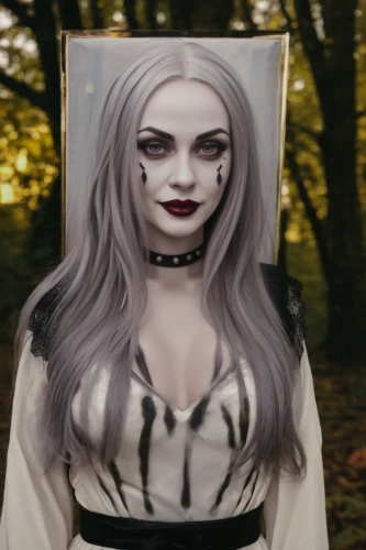 vampire woman,vampire lady,harley quinn,halloween frame,halloweenchallenge,mime artist,mime,vampira,human halloween,gothic woman,scary woman,halloween2019,halloween 2019,pierrot,cruella de ville,gothic portrait,huntress,retro halloween,goth woman,cruella