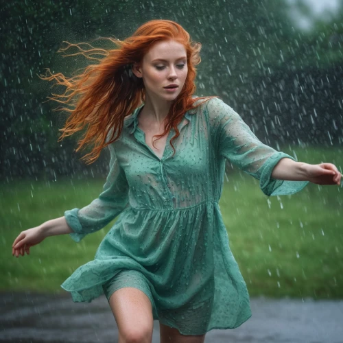 walking in the rain,in the rain,little girl in wind,raincoat,girl walking away,monsoon,green dress,rain,celtic woman,redheads,rainy day,raindops,rainy,light rain,woman walking,little girl running,rain of fire,rains,rainstorm,heavy rain,Photography,General,Natural