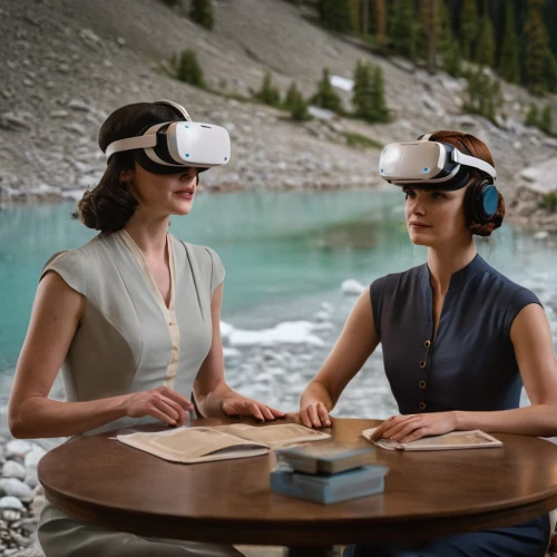 virtual reality headset,virtual reality,vr,vr headset,wearables,women in technology,virtuelles treffen,virtual world,virtual landscape,e-book readers,polar a360,augmented reality,wireless headset,technology of the future,tech trends,oculus,immersion,business women,headset,businesswomen
