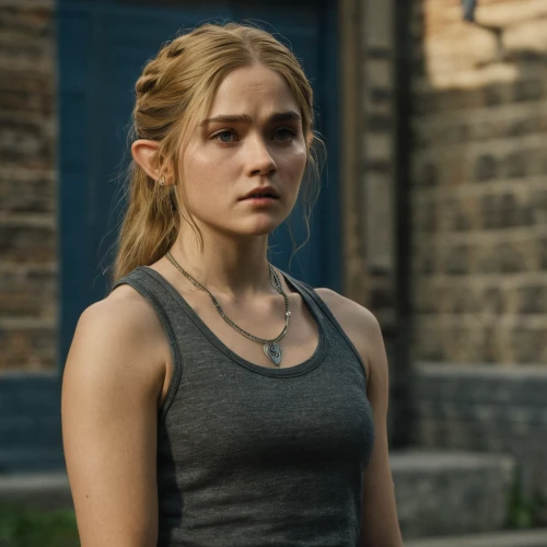 insurgent,divergent,katniss,jennifer lawrence - female,valerian,a woman,necklace,clary,newt,sleeveless shirt,braid,lena,elsa,piper,elenor power,choker,lara,captain marvel,lily-rose melody depp,princess' earring,Photography,General,Natural