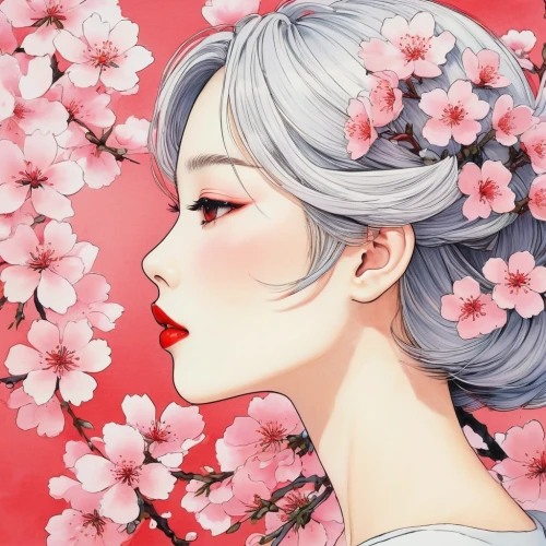 japanese floral background,cherry blossoms,sakura blossom,sakura blossoms,floral background,japanese sakura background,cherry blossom,sakura wreath,sakura florals,cherry petals,sakura flower,almond blossoms,blossoms,cherry flower,the cherry blossoms,sakura flowers,pink cherry blossom,cold cherry blossoms,peach blossom,plum blossoms,Illustration,Japanese style,Japanese Style 14