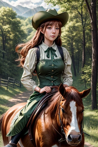 equestrian,countrygirl,country dress,horseback,western riding,park ranger,cowgirl,horse trainer,horseback riding,folk costume,ranger,american frontier,southern belle,horse herder,equestrianism,victorian lady,miss circassian,fantasy portrait,heidi country,bavarian swabia