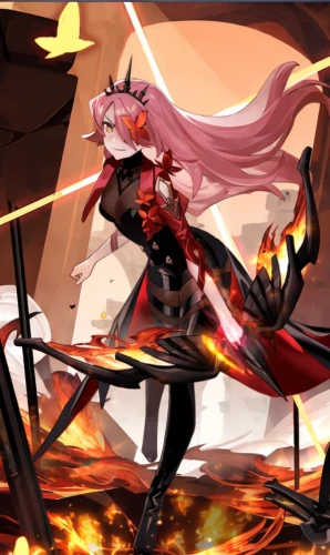nightingale,explosion,fire devil,red saber,explosion destroy,fire siren,fire angel,negev,swordswoman,inferno,fire background,sword lily,valentine banner,fire poi,fire lily,monsoon banner,playmat,explosions,lancers,chariot