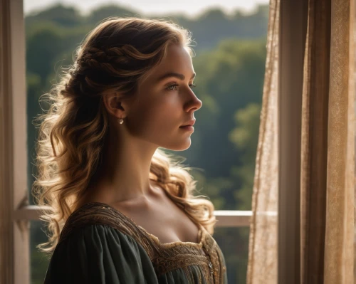 rapunzel,queen anne,jessamine,celtic queen,a charming woman,half profile,cinderella,girl in a historic way,a princess,enchanting,british actress,elegant,romantic portrait,princess anna,a woman,elsa,beautiful woman,jane austen,princess sofia,queen cage,Photography,General,Natural