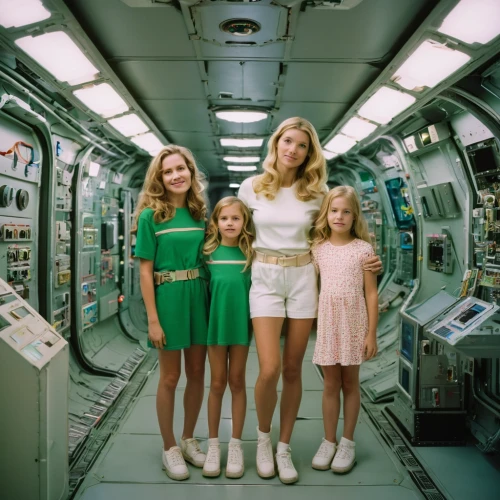 passengers,girl scouts of the usa,saturn relay,astronauts,air space museum,space station,vintage children,atomic age,children girls,60s,nasa,little girls,vintage girls,cosmonaut,the little girl's room,70s,cosmonautics day,apollo program,1980s,retro women,Photography,Artistic Photography,Artistic Photography 09