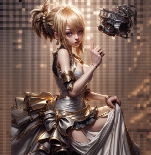 saber,steampunk,priestess,yang,girl with gun,golden apple,elza,painter doll,caster,eris,justitia,lux,golden crown,fantasy girl,cg artwork,lady justice,sword lily,nero claudius,kayano,gara