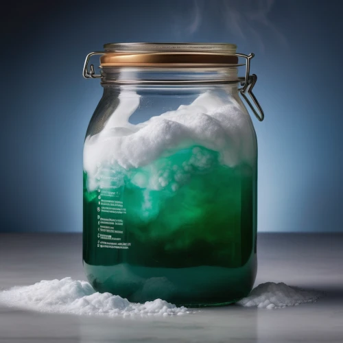 glass jar,crème de menthe,sea water salt,coconut oil in glass jar,glass container,crystal salt,schüssler salts,sea-salt,glass containers,laundry detergent,coconut oil in jar,preserved food,spearmint,chemical container,isolated product image,foamed sugar products,chemical reaction,frozen carbonated beverage,granita,frozen drink,Photography,General,Natural