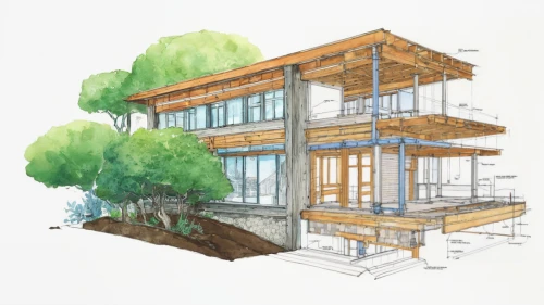house drawing,garden elevation,eco-construction,timber house,stilt house,tree house,stilt houses,wooden house,core renovation,treehouse,architect plan,tree house hotel,archidaily,mid century house,two story house,frame house,modern house,inverted cottage,cubic house,wooden facade