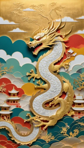 golden dragon,oriental painting,hall of supreme harmony,chinese dragon,chinese art,cool woodblock images,potala,forbidden palace,summer palace,vajrasattva,potala palace,tibetan,auspicious,dragon boat,chinese style,chinese clouds,the golden pavilion,dharma,yangqin,bhutan,Unique,Paper Cuts,Paper Cuts 06