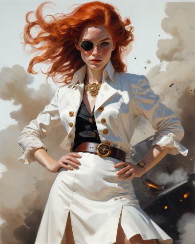 transistor,girl with gun,girl with a gun,fashion illustration,fashion vector,sci fiction illustration,cigarette girl,woman holding gun,bouffant,smoking girl,world digital painting,lady medic,femme fatale,white coat,retro girl,retro pin up girl,pin up girl,retro women,retro woman,girl smoke cigarette,Conceptual Art,Oil color,Oil Color 01