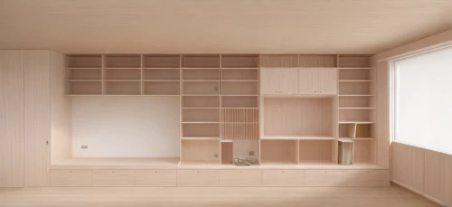 storage cabinet,room divider,archidaily,cabinetry,shelving,cupboard,walk-in closet,japanese-style room,bookcase,plywood,shelves,cubic house,one-room,wooden shelf,danish room,bookshelves,dolls houses,modern room,drawers,writing desk,Interior Design,Living room,Modern,None