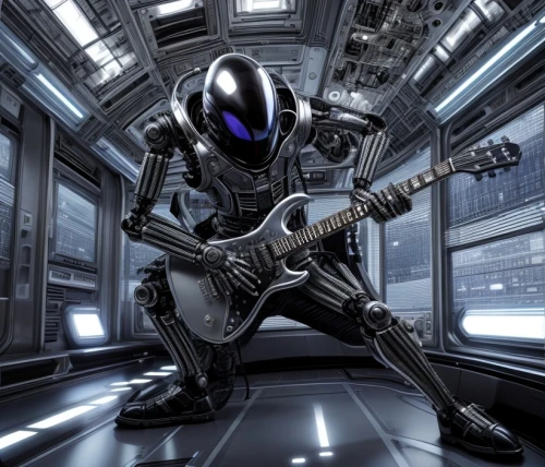 random access memory,electric guitar,guitar player,acoustic-electric guitar,concert guitar,guitar,metal toys,jazz guitarist,alien warrior,guitarist,bass guitar,guitor,the guitar,epiphone,lost in space,sound space,guitar head,robot in space,itinerant musician,rock music,Common,Common,Photography