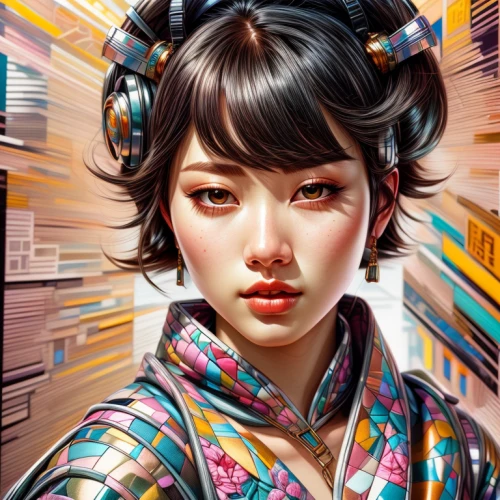 geisha girl,geisha,oriental girl,japanese woman,asian woman,asian vision,chinese art,world digital painting,japanese art,oriental princess,oriental,sci fiction illustration,asia,janome chow,fantasy portrait,retro girl,noodle image,chinese style,illustrator,asian culture