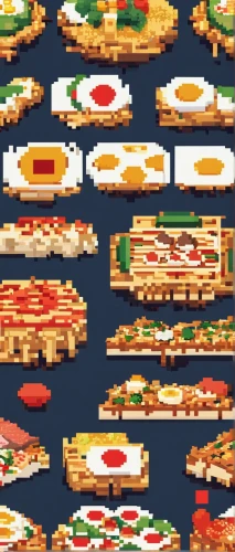 sandwiches,slices,food icons,seamless pattern,food collage,retro pattern,grilled food sketches,hamburger set,burgers,pizzeria,hamburger plate,big hamburger,hamburgers,macaron pattern,breads,retro diner,pixel cells,sandwich,pizza supplier,bread spread,Unique,Pixel,Pixel 01