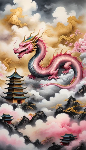 chinese dragon,chinese clouds,dragon boat,painted dragon,oriental painting,dragon li,chinese art,golden dragon,world digital painting,dragon fire,dragon,dragon of earth,japanese art,dragons,dragonboat,wyrm,forbidden palace,barongsai,oriental,fire breathing dragon