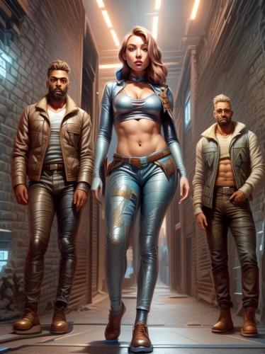 x-men,guardians of the galaxy,xmen,x men,game art,cg artwork,workout icons,cyberpunk,sikaran,abs,digital compositing,game characters,sci fiction illustration,female doctor,concept art,action-adventure game,passengers,sci fi,cyborg,muscle woman