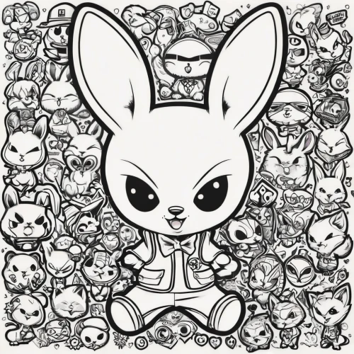 line art animals,line art animal,coloring page,animal line art,coloring pages kids,cat line art,coloring pages,rabbits,kawaii animal patch,line art children,rabbits and hares,kawaii digital paper,line-art,easter theme,kewpie doll,halloween line art,pokémon,mono-line line art,kawaii animal patches,gray hare,Illustration,Abstract Fantasy,Abstract Fantasy 10