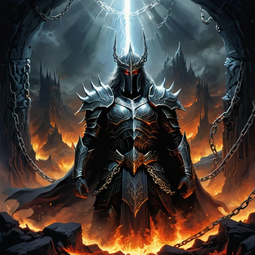 heroic fantasy,god of thunder,death god,templar,pillar of fire,paladin,dark elf,diablo,warlord,destroy,hall of the fallen,norse,crusader,the archangel,black dragon,games of light,northrend,massively multiplayer online role-playing game,vader,torchlight,Conceptual Art,Fantasy,Fantasy 18