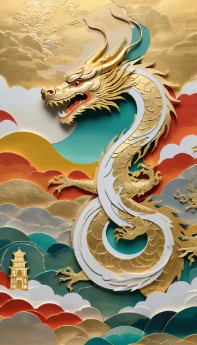 golden dragon,chinese dragon,chinese art,oriental painting,dragon boat,painted dragon,tibet,dragon li,chinese clouds,forbidden palace,potala,hall of supreme harmony,cool woodblock images,barongsai,dragon,dragon of earth,japanese art,summer palace,chinese icons,chinese style,Unique,Paper Cuts,Paper Cuts 06