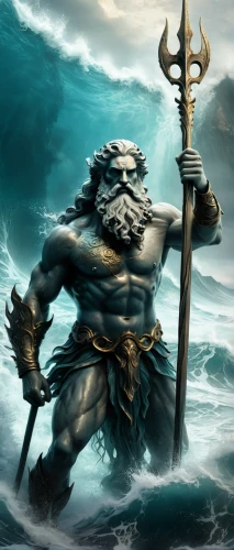 god of the sea,sea god,poseidon god face,poseidon,lord shiva,wind warrior,god shiva,mergus,sea man,heroic fantasy,sea devil,barbarian,neptune,minotaur,shiva,the zodiac sign pisces,triton,whaler,merfolk,warlord,Illustration,Realistic Fantasy,Realistic Fantasy 16